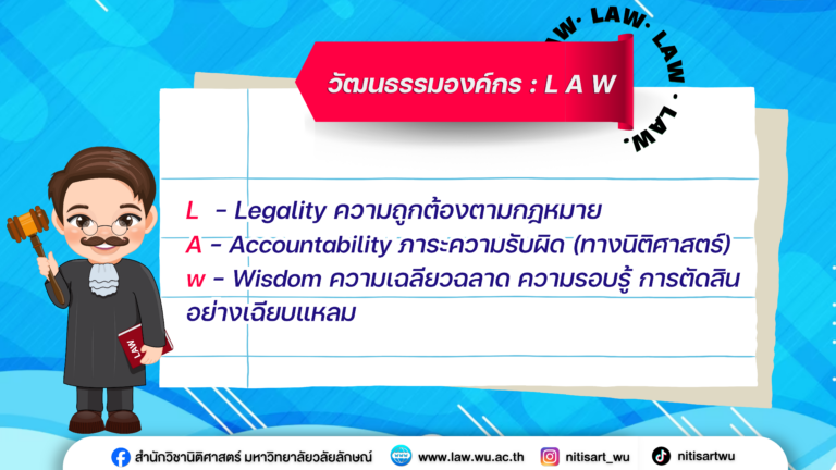 Laws, school of law, LAWWU, WU, นิติศาสตร์, มหาวิทยาลัยวลัยลักษณ์
